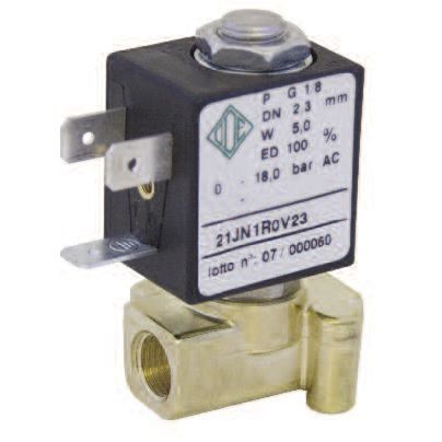Électrovanne à action directe - 21JB-JN series - ODE - 2 voies / NF / NO