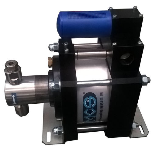 Pompe hydraulique à piston plongeur - R180 - Multi-coupling-system - actionnée par air / en aluminium / en acier inoxydable
