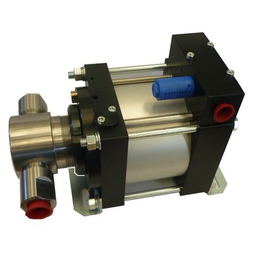 Pompe hydraulique à piston plongeur - H-100 - Multi-coupling-system - actionnée par air / en acier inoxydable / de test