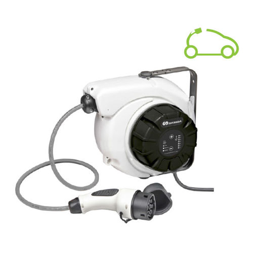 Enrouleur de tuyau - RM-CHARGE - SAMOA Industrial, S.A. - à rappel automatique / pour voiture électrique / fixe