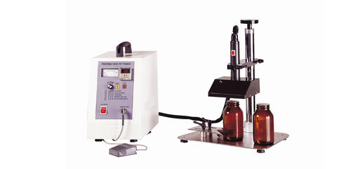 Thermoscelleuse semi-automatique - AAM-500i - CHYNG CHEEUN MACHINERY CO.,LTD - de bouchons / pour bouteilles en plastique / pour bouteilles en verre