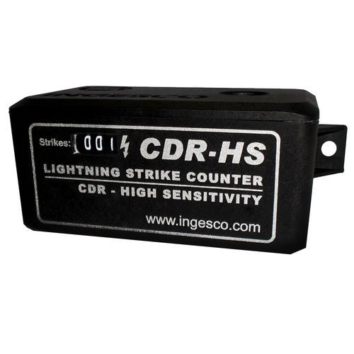 Compteur de coups de foudre compact - CDR-HS  - INGESCO - sans affichage / électromécanique / IP65