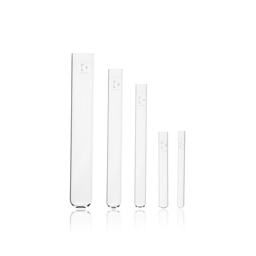 Tube à essai de laboratoire - 261310106 - DWK life science - en verre borosilicaté / à fond rond / cylindrique