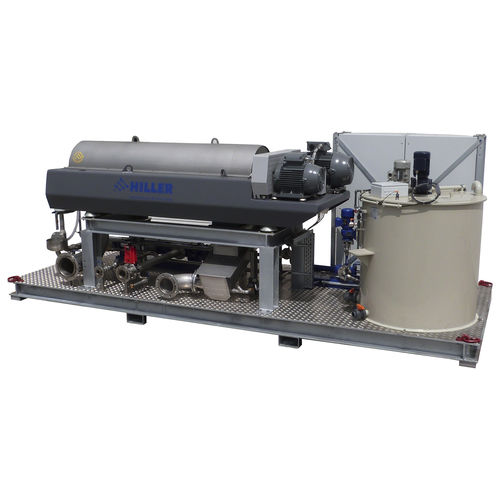 Décanteur pour déshydratation des boues - DecaSmart DP45N - Hiller GmbH - centrifuge / horizontal