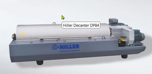 Décanteur pour déshydratation des boues - DP84 - Hiller GmbH - centrifuge / horizontal / de grand volume