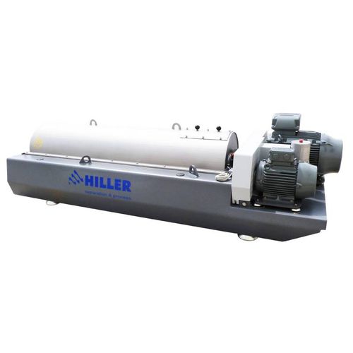 Décanteur 3-phases - TricaPress - Hiller GmbH - pour l'industrie pétrolière et gazière / centrifuge / horizontal