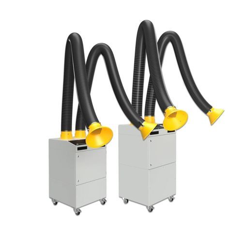 Aspirateur de fumée mobile - BXWM5 - MENEGON - de soudage / à cartouche / avec bras d'aspiration multiples