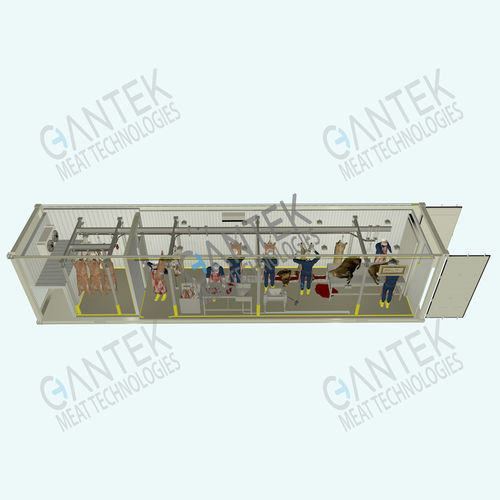 Ligne d'abattage en conteneur - CANTEK Cold Storage - Meat Processing - pour bovins / pour caprins / pour ovins