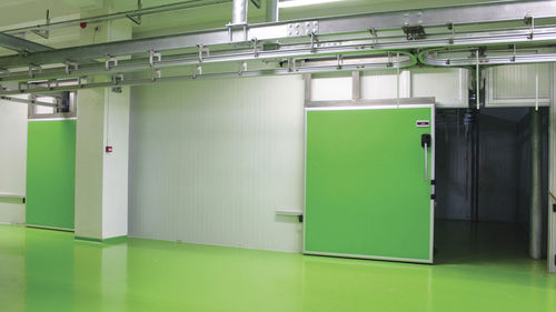 Porte coulissante - CANTEK Cold Storage - Meat Processing - pour l'intérieur / pour chambre froide / rapide