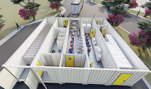 Ligne de transformation du poisson - CANTEK Cold Storage - Meat Processing