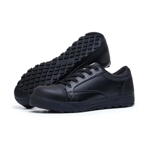 Chaussures de sécurité antidérapante - FERGUS BLACK - Shoes for Crews (Europe) Ltd. - étanche / en cuir / mixte