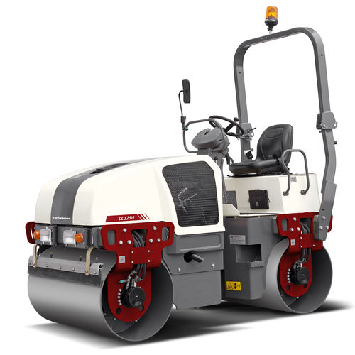 Rouleau compresseur vibrant - CC1250  - Dynapac Road Construction Equipment - tandem