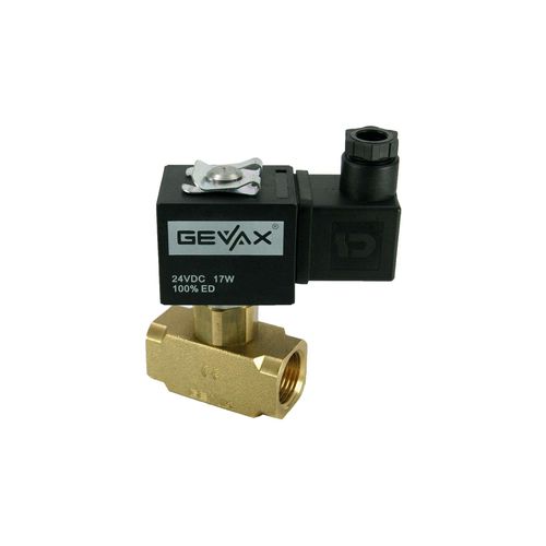 Électrovanne à action directe - 1401-KDND040-060-G24DC - Gevax Flow Control Systems - 2 voies / NF / pour eau