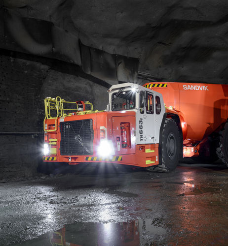 Tombereau articulé - Toro® TH663i - Sandvik Mining and Rock Technology - diesel / pour mine souterraine