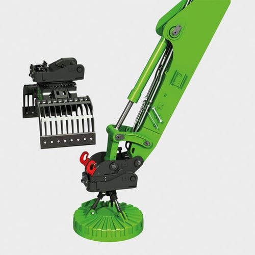 Système d'attache rapide pour pelle de manutention de matériaux - ULM-stick - SENNEBOGEN Maschinenfabrik GmbH