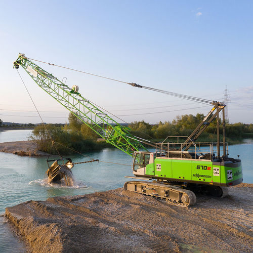 Grue sur chenilles - 670 HD  - SENNEBOGEN Maschinenfabrik GmbH - à flèche / pour chantier / de manutention