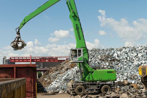 Pelle de manutention sur chenilles - 850 E series - SENNEBOGEN Maschinenfabrik GmbH - sur pneus / hydraulique / électrique