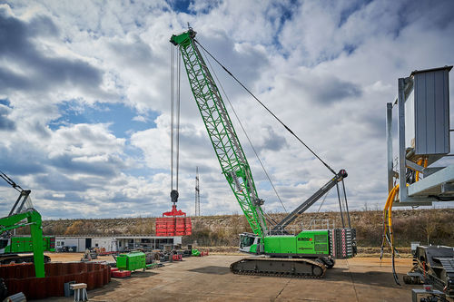 Grue sur chenilles - 6300 HD - SENNEBOGEN Maschinenfabrik GmbH - à flèche / treillis / pour chantier