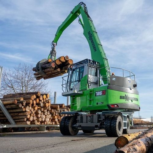 Grue forestière mobile - 726 G - SENNEBOGEN Maschinenfabrik GmbH