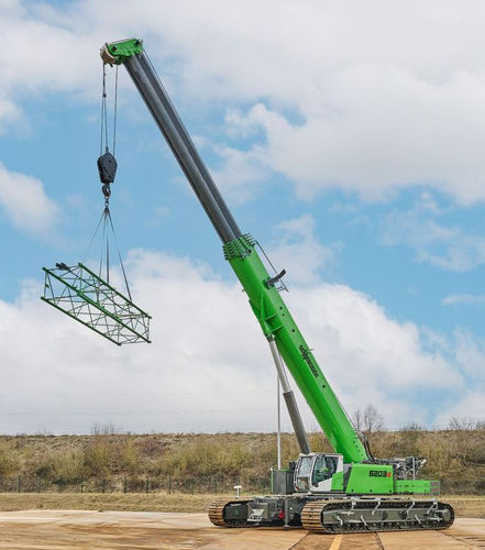 Grue sur chenilles - 6203 E - SENNEBOGEN Maschinenfabrik GmbH - télescopique / pour chantier / de déchargement