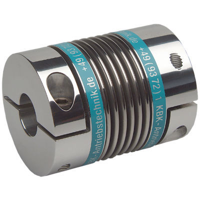 Accouplement à soufflet - KB4 - ETH-messtechnik gmbh - compact / à soufflet métallique / en aluminium