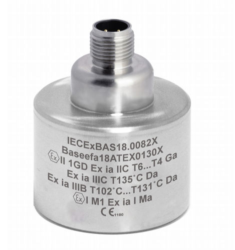Accéléromètre triaxial - HS-173IR series - Hansford Sensors - piézoélectrique / compact / à sécurité intrinsèque