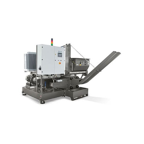 Presse à briquette de copeaux métalliques - RUF 11-22 - RUF. BRIQUETTING SYSTEMS - pour briquettes cylindriques / automatique
