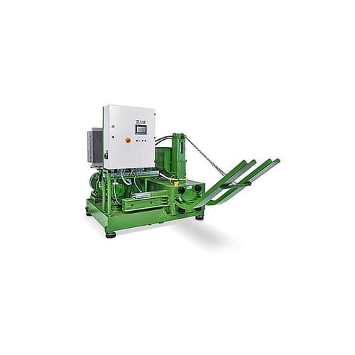 Presse à briquette pour biomasse - RUF 600 - RUF. BRIQUETTING SYSTEMS - de copeaux de bois / pour briquettes rectangulaires / pour briquettes cylindriques