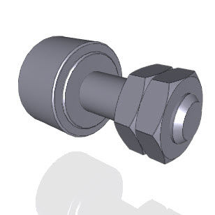 Galet de guidage - GC series - Nadella Group - en acier / monolithique / pour forte charge