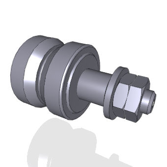 Galet de guidage - FRV series - Nadella Group - en acier inoxydable