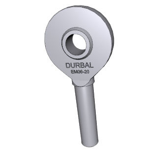 Embout à rotule mâle - EM series - Nadella Group - en inox / à palier lisse