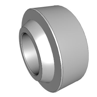 Palier lisse sphérique - DGE-FW-2RS series - Nadella Group - radial / en acier / en PTFE