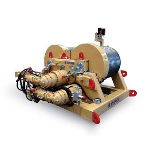 Treuil à cabestan hydraulique - ARS919 - TESMEC - à corde