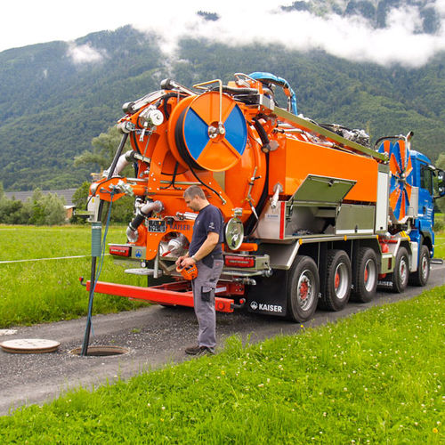 Camion hydrocureur - AQUASTAR WT - KAISER AG Fahrzeugwerk - à recyclage d'eau
