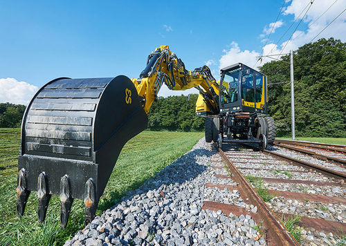 Pelleteuse intermédiaire - S22RR - KAISER AG Fahrzeugwerk - à roues / diesel / pour chantier de construction