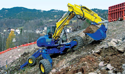 Pelleteuse midi - S2 - KAISER AG Fahrzeugwerk - sur pneus / Tier 3 / pour chantier de construction
