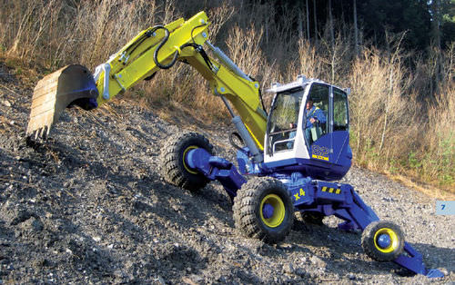 Pelleteuse midi - S2 4x4 - KAISER AG Fahrzeugwerk - sur pneus / Tier 3 / compacte