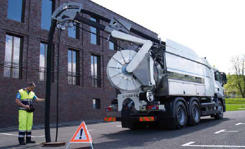 Camion aspirateur vidangeur - Eco 3.0 series - KAISER AG Fahrzeugwerk - hydrocureur / à 3 essieux / à recyclage d'eau