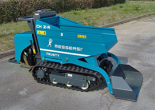 Mini-dumper sur chenilles - TC90 - Messersì S.p.A. - diesel / à benne élévatrice / autochargeuse