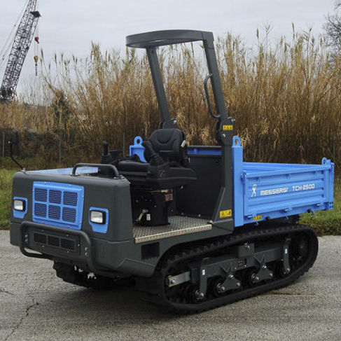 Mini-dumper sur chenilles - TC250D - Messersì S.p.A. - diesel / à benne élévatrice / à benne pivotante