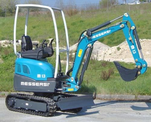 Mini pelle - M-13K - Messersì S.p.A. - sur chenilles / Tier 2 / pour chantier de construction