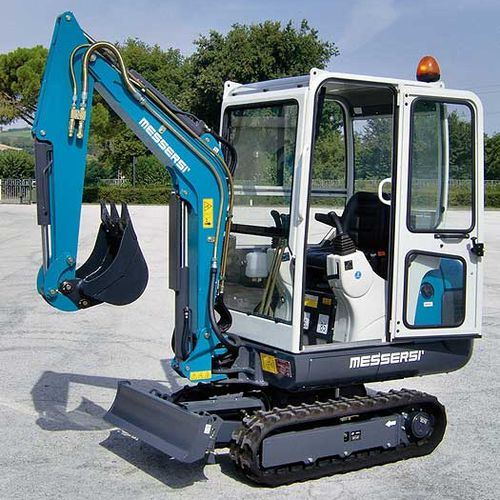 Mini pelle - M-18 BE - Messersì S.p.A. - sur chenilles / Tier 2 / pour chantier de construction