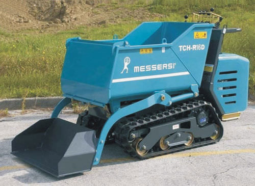 Mini-dumper sur chenilles - TC120D - Messersì S.p.A. - diesel / à benne élévatrice / autochargeuse