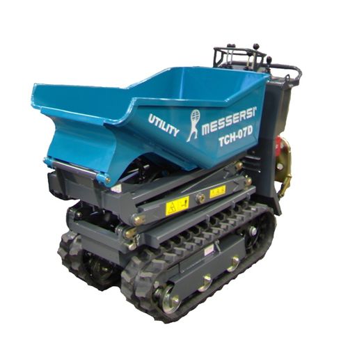 Mini-dumper sur chenilles - TC50D - Messersì S.p.A. - électrique / à essence / à benne élévatrice
