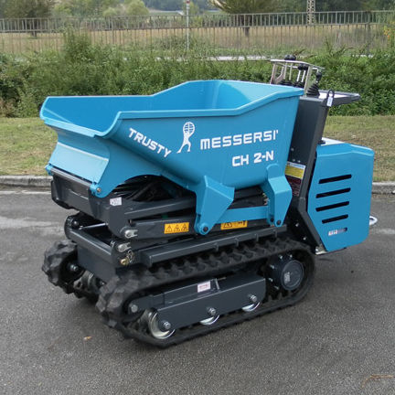 Mini-dumper sur chenilles - TC95D - Messersì S.p.A. - diesel / à benne élévatrice / compact