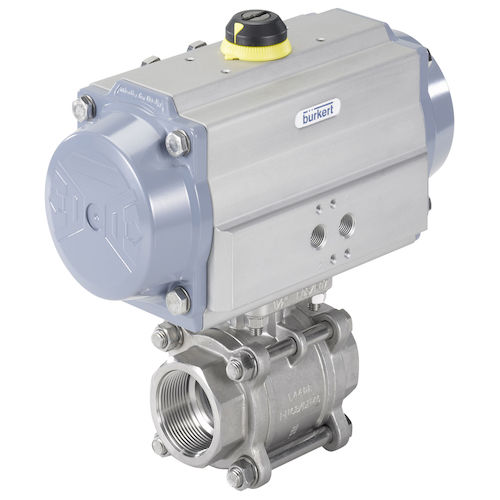 Vanne à boisseau sphérique - 8805  - BÜRKERT FLUID CONTROL SYSTEMS - à commande pneumatique / de régulation / pour l'eau