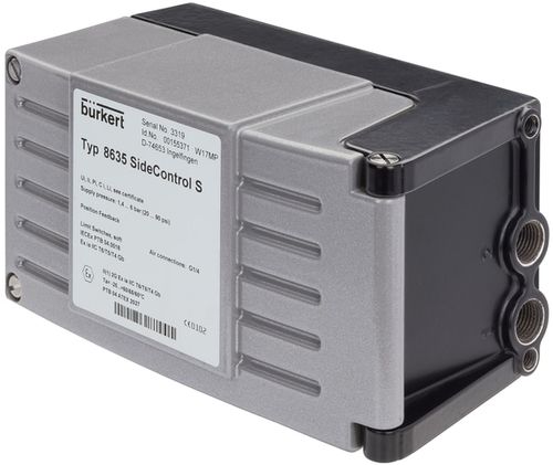 Positionneur de vanne électropneumatique - 8635  - BÜRKERT FLUID CONTROL SYSTEMS - à fraction de tour / linéaire / IP65