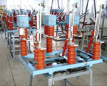 Disjoncteur à coupure de charge à vide - ningbo yinzhou huayuan electric and machine indust - en ligne / unipolaire / monté sur pylône