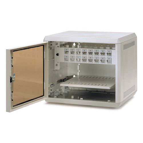 Armoire de stockage - MININET - RETEX - murale / à portes battantes / rack 10"