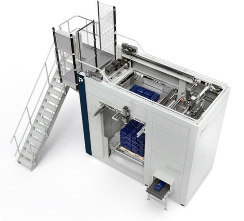Palettiseur par le haut - APC - Premier Tech Systems and Automation - de sacs / industriel / compact